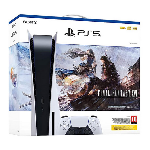 Consola Sony Playstation 5 Standard 825GB Branca + Jogo Final Fantasy XVI ( Digital) - Novo Atalho - O caminho mais económico para as suas compras em  tecnologia.