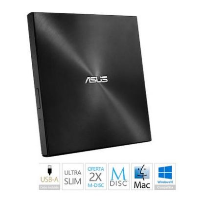 Imagem de Gravador DVD USB2.0 Asus SDRW-08U7M-U ZenDrive U7M Preto