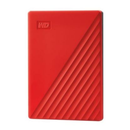 Imagem de Disco Externo Western Digital My Passport Portable Slim 4TB USB3.0 Vermelho