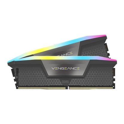 Imagem de Dimm DDR5 Pack 2x 16GB (32GB) Corsair CL30 EXPO 6000Mhz Vengeance RGB Cinza