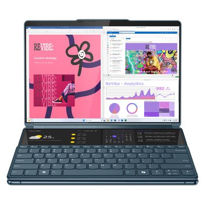 Imagem de Portátil Lenovo Yoga Book 9 13IMU9-324 13.3" Touch Ultra 7 155U 32GB SSD 1TB Intel Graphics W11 Home Azul