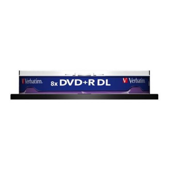 DVD+R Dual Layer 8x Verbatim 8.5Gb Pack10 Matt Silver - Novo Atalho