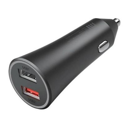 Imagem de Carregador de Isqueiro Xiaomi Mi 2 Portas USB 37W Preto