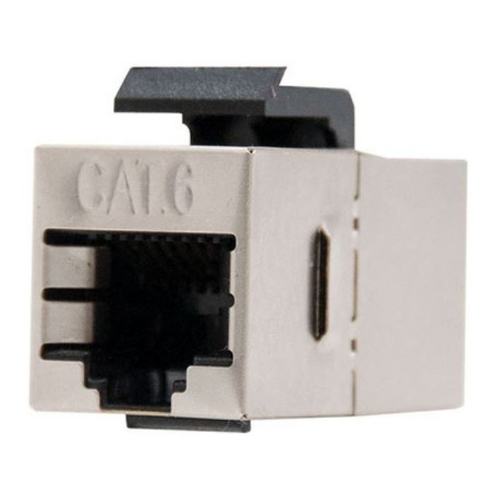 União de Rede RJ45 Cat.6 STP NanoCable Cinza - Novo Atalho