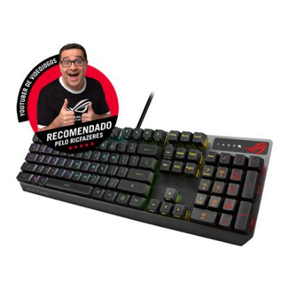 Imagem de Teclado Asus ROG STRIX Scope RX Mecânico RGB - Switch RX Red (PT)