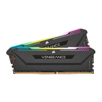 Imagem de Dimm DDR4 Pack 2x 16GB (32GB) Corsair CL18 3600Mhz Vengeance RGB PRO SL Preta
