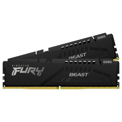 Imagem de Dimm DDR5 Pack 2x 16GB (32GB) Kingston CL40 5200Mhz Fury Beast Preta