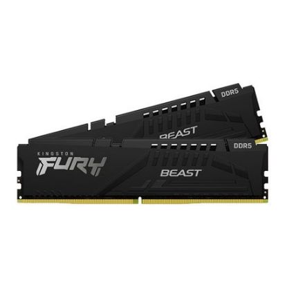 Imagem de Dimm DDR5 Pack 2x 32GB (64GB) Kingston CL40 5600Mhz Fury Beast Preta