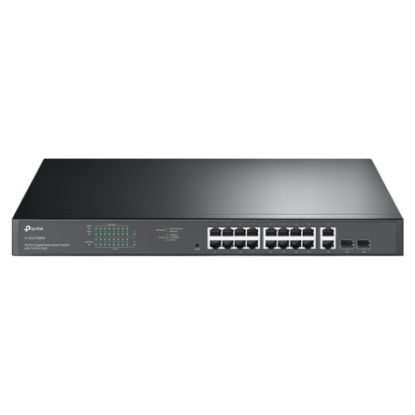 Imagem de Switch de Rede TP-Link 18 Portas Gigabit PoE+ 2x Gigabit + 2x SFP - TL-SG1218MPE