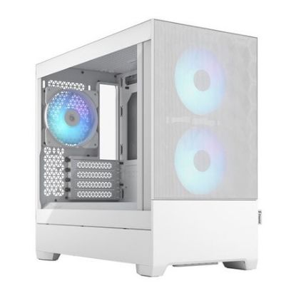Imagem de Caixa Fractal Design Pop Mini Air RGB Branca (Micro-ATX) (Vidro Temperado)