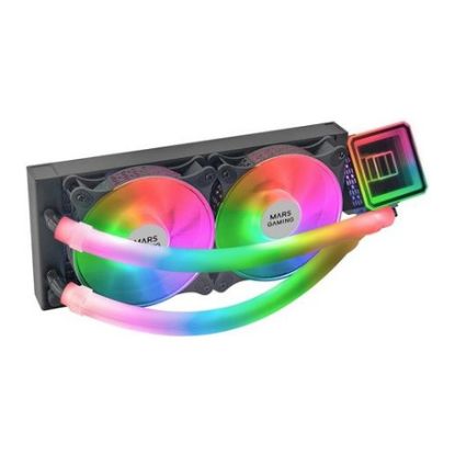 Imagem de Cooler CPU Mars Gaming MLULTRA240 ARGB Infinity Mirror Liquid Preto