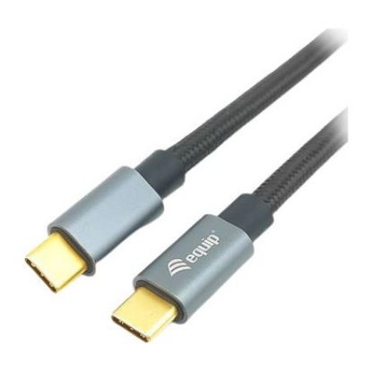 Imagem de Cabo USB3.2 Type-C 100W Equip Preto - 50cm