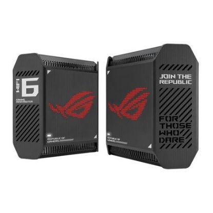Imagem de Router Asus Wireless GT6 AX10000 ROG Rapture Tri-Band 1x 2.5Gbps + Gigabit WiFi 6 Preto (Pack2)