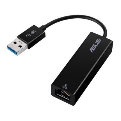 Imagem de Adaptador de Rede USB3.0 p/ RJ45 Gigabit Asus OH102 Preto