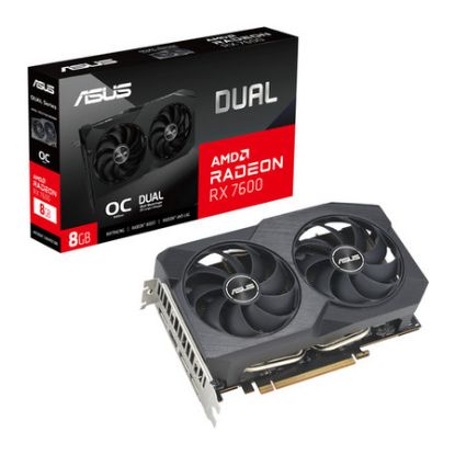 Imagem de Placa Gráfica Asus Radeon RX 7600 DUAL OC 8GB V2