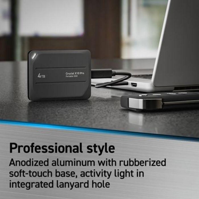 SSD Externo Crucial Portable X10 Pro 4TB USB3.2 - Novo Atalho