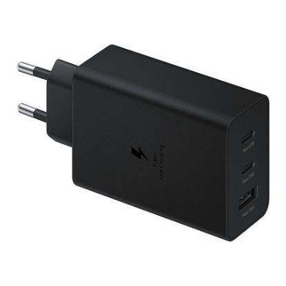 Imagem de Carregador de Tomada Samsung USB + 2 Portas Type-C Fast Charge 65W Preto