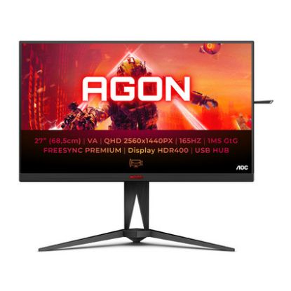 Imagem de Monitor AGON (By AOC) 27" AG275QXN VA QHD 16:9 165Hz FreeSync HDR400 (1ms)