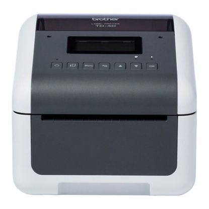 Imagem de Impressora Térmica Etiquetas e Talões Brother TD-4550DNWB 118mm (USB/RJ45/Wireless/Bluetooth) Branca/Preta