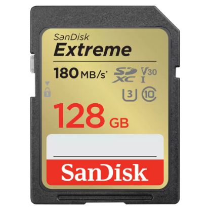Imagem de Secure Digital SanDisk Extreme UHS-I 128GB Class10 (U3) V30 4K 90/180MB/s