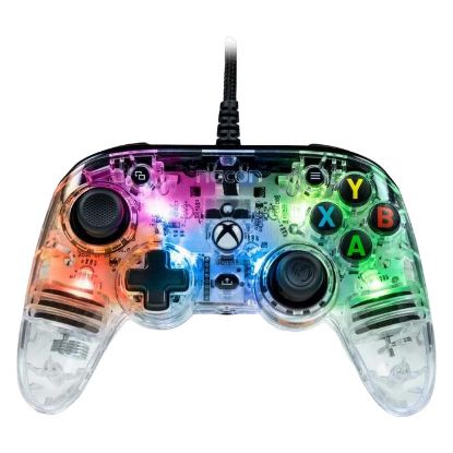 Imagem de GamePad Nacon Series Pro Compact Colorlight RGB USB Transparente (PC/Xbox One/Series)