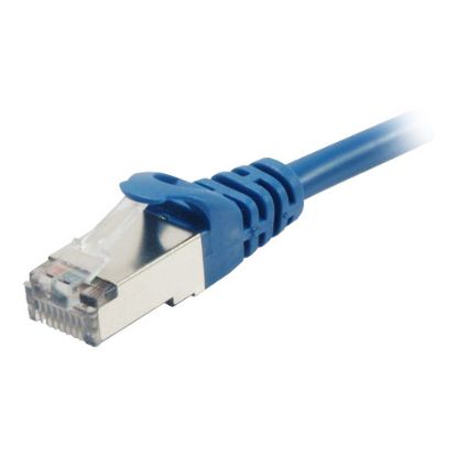 Imagem de Cabo de Rede RJ45 Equip Cat.6A S/FTP Azul - 3Mtr
