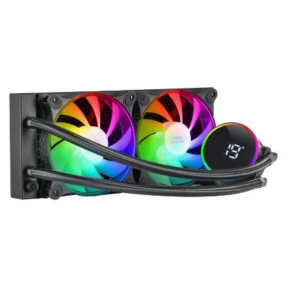 Imagem de Cooler CPU Mars Gaming ML-LCD240 LCD ARGB Liquid Preto