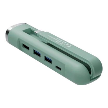 Imagem de Docking Station Ewent Type-C Multiport 5-em-1 100W Cinza