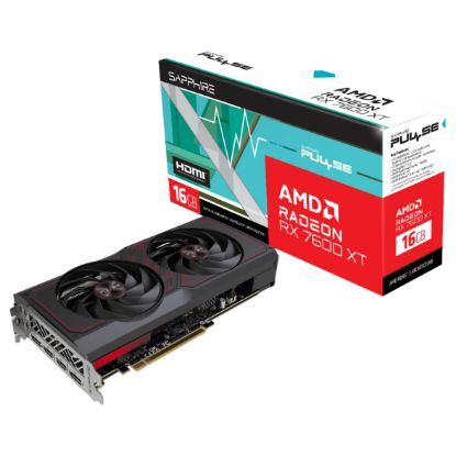 Imagem de Placa Gráfica Sapphire Radeon RX 7600 XT PULSE 16GB