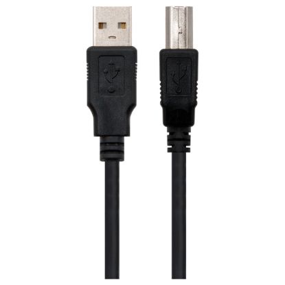 Imagem de Cabo USB2.0 TipoA-B AWG30 Ewent Preto - 1.8Mtr