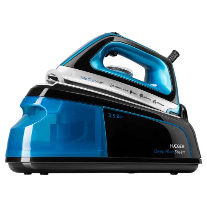 Imagem de Ferro com Caldeira Haeger Deep Blue Steam 2200W Preto/Azul