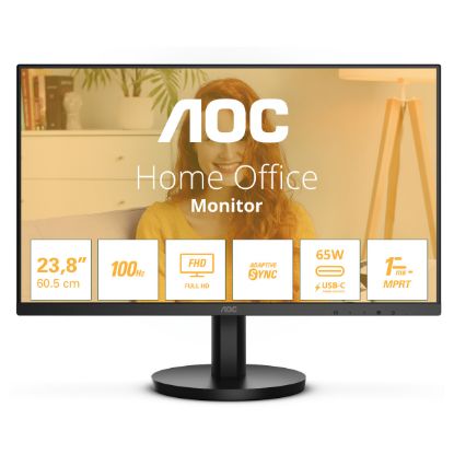 Imagem de Monitor AOC 23.8" 24B3CA2 IPS FHD 16:9 100Hz (1ms) c/ Colunas