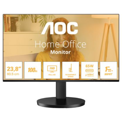 Imagem de Monitor AOC 23.8" 24B3CF2 IPS FHD 16:9 100Hz (1ms) c/ Colunas