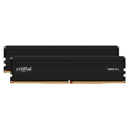 Imagem de Dimm DDR5 Pack 2x 32GB (64GB) Crucial CL46 5600Mhz Pro Preta