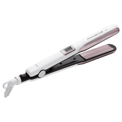 Imagem de Alisador de Cabelo Rowenta Premium Care Liss & Curl Branco/Rosa