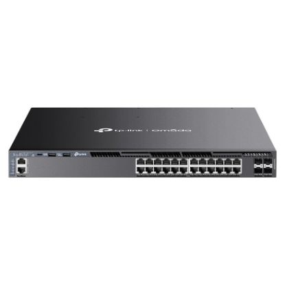 Imagem de Switch de Rede TP-Link Omada 24 Portas Gigabit PoE+/4x SFP+ - SG6428XHP