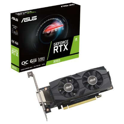 Imagem de Placa Gráfica Asus GeForce RTX 3050 LP BRK OC 6GB DLSS3