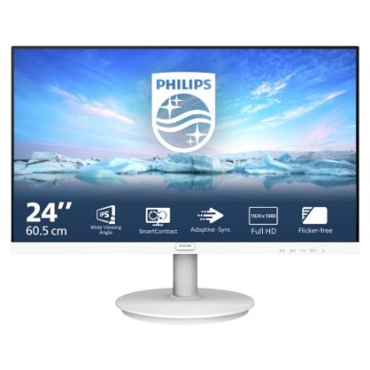 Imagem de Monitor Philips 23.8" 241V8AW IPS FHD 16:9 75Hz (4ms) c/ Colunas Branco