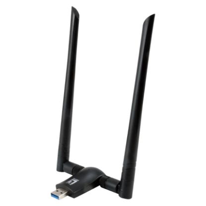 Imagem de Adaptador de Rede USB Wireless Level One AC1200 Dual-Band - WUA-1810E
