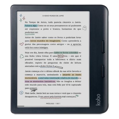 Imagem de E-Book Reader Kobo Libra Colour Preto