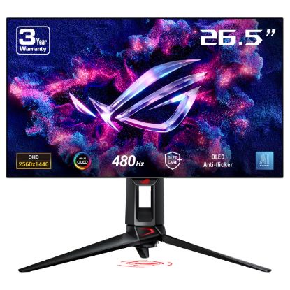 Imagem de Monitor Asus 27" ROG Swift PG27AQDP OLED QHD 16:9 480Hz FreeSync Premium/G-Sync HDR400 (0.3ms)