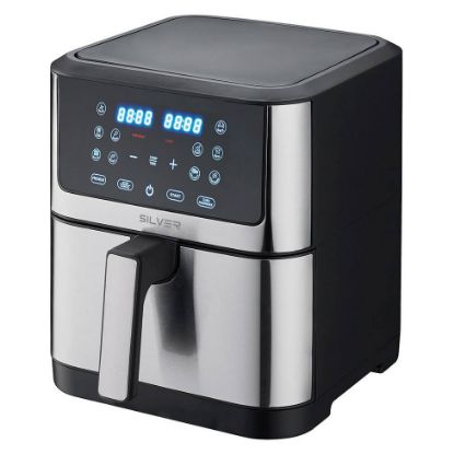 Imagem de Fritadeira Ar Quente Silver Atenas IP810D 8L - 1800W Preta/Cinza