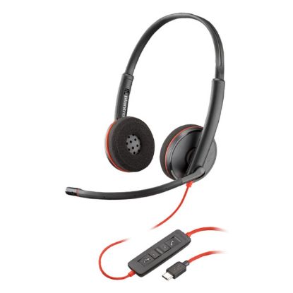 Imagem de Headset Call Center Poly Blackwire C3220 Type-C Preto