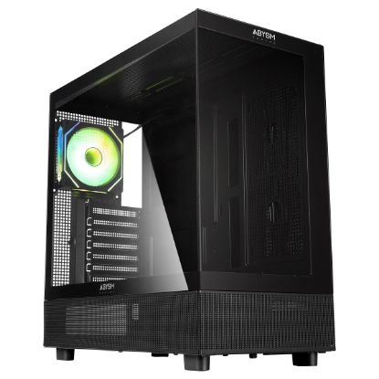 Imagem de Caixa Abysm Gaming Danube Sava H400 ARGB Preta (ATX) (Vidro Temperado)