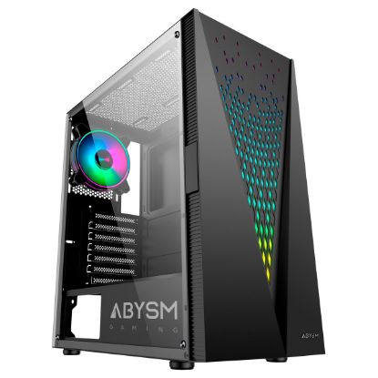 Imagem de Caixa Abysm Gaming Danube Kolpa ARGB Preta (ATX) (Vidro Temperado)