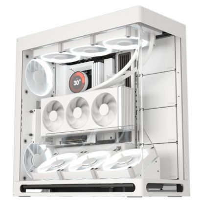 Imagem de Caixa HAVN HS 420 VGPU Branca (E-ATX) (Vidro Temperado)