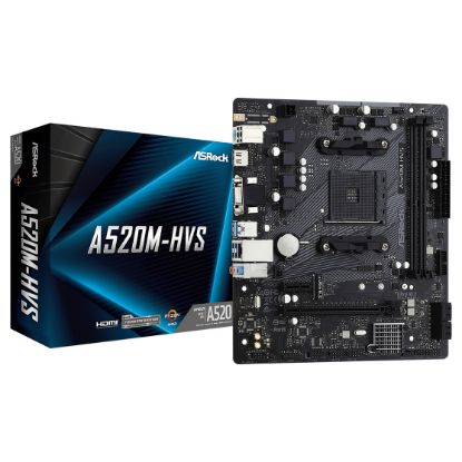 Imagem de Motherboard ASRock SktAM4 - A520M-HVS