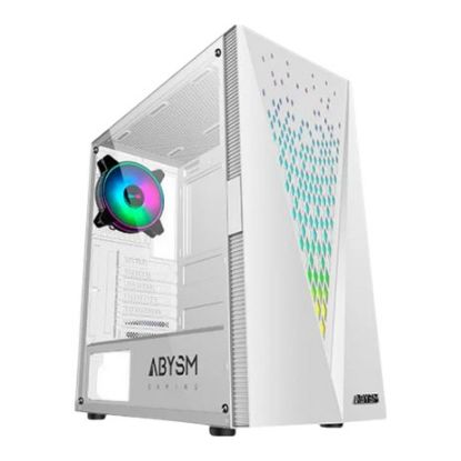 Imagem de Caixa Abysm Gaming Danube Kolpa ARGB Branca (ATX) (Vidro Temperado)