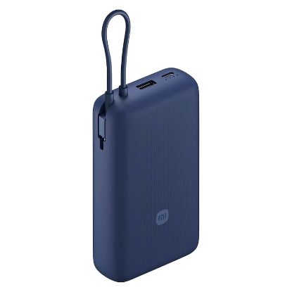 Imagem de Powerbank 20000mAh Xiaomi c/ Cabo Integrado Type-C 33W Azul