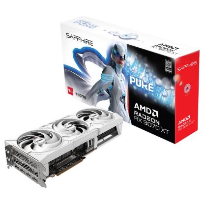 Imagem de Placa Gráfica Sapphire Radeon RX 9070 XT PURE OC 16GB